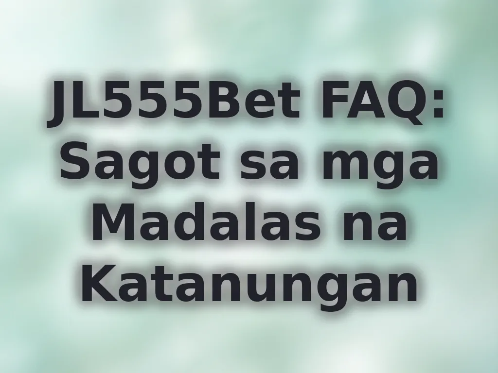 Mga sagot sa common questions